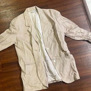 Anne Klein Coat - Jacket - Women’s Medium - LIKE NEW VINTAGE - Tan Buff Color
